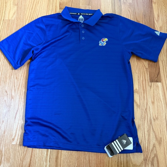 Adidas Men’s University Of Kansas Polo - Picture 1 of 10